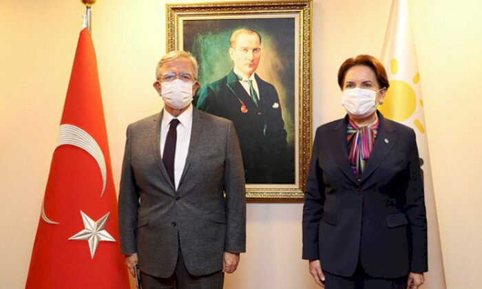 İYİ Parti lideri Akşener, Mansur Yavaş ile 1 saat görüştü